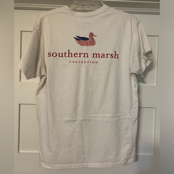 Southern Marsh American Flag Logo Shirt - Picture 3 of 4